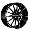 Borbet FB2 Matt Black Polished Wheel Img 2