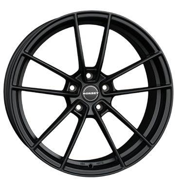 Borbet FF1 Matt Deep Black Alloy Wheel Product Image #2