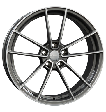 Borbet FF1 Dark Titanium Polished Alloy Wheel Product Image #2