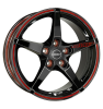 Borbet FS Black Red Sports Wheel Img 1