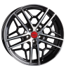 Borbet GTY Black Rim Polished Glossy Wheel Img 2