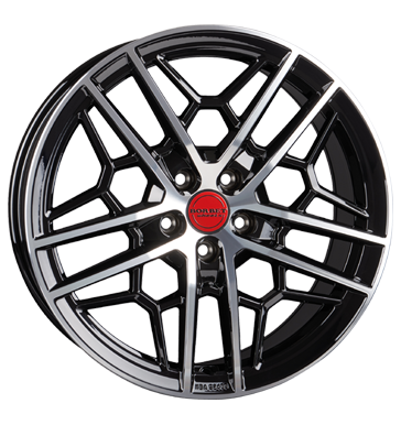 Borbet GTY Black Rim Polished Glossy Alloy Wheel Product Image #2