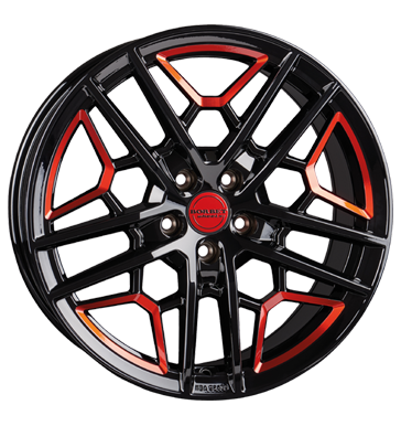 Borbet GTY Black Red Glossy Alloy Wheel Product Image #2