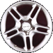 Borbet H Silver Painted Wheel Img 1