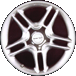 Borbet H Silver Painted Alloy Wheel Product Image #1