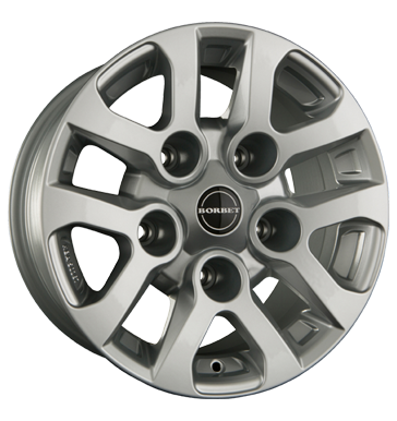 Borbet LD Silver Alloy Wheel Product Image #2
