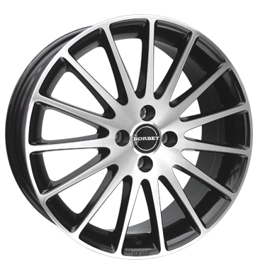 Borbet LS Black Polished Alloy Wheel Product Image #1
