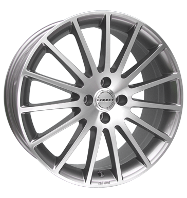 Borbet LS Graphite Polished Alloy Wheel Product Image #1