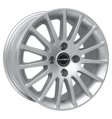 Borbet LS Crystal Silver Alloy Wheel Product Image #1
