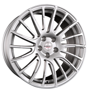 18" Borbet LS2 Brilliant Silver alloy wheel