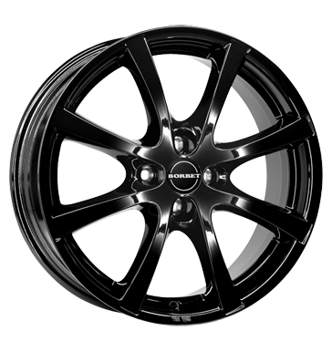 Borbet LV4 Glossy Black Alloy Wheel Product Image #2