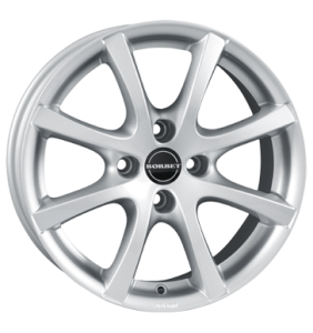 Borbet LV4 Crystal Silver Alloy Wheel for Citroën C4 Picasso U*... - Sizes 15in, 16in