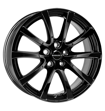 Borbet LV5 Glossy Black Alloy Wheel Product Image #2