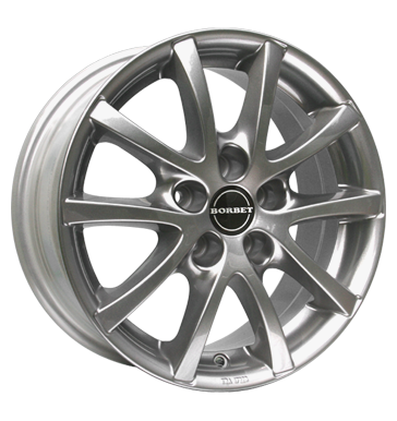 Borbet LV5 Metallic Grey Alloy Wheel Product Image #1