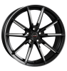 Borbet LX Black Matt Spoke Rim Polished Wheel Img 2