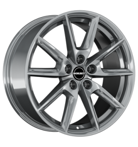 Borbet LX18 Grey Glossy Alloy Wheel for Kia Sportage JE - Sizes 18in