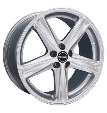 Borbet M Silver Painted Alloy Wheel Product Image #1
