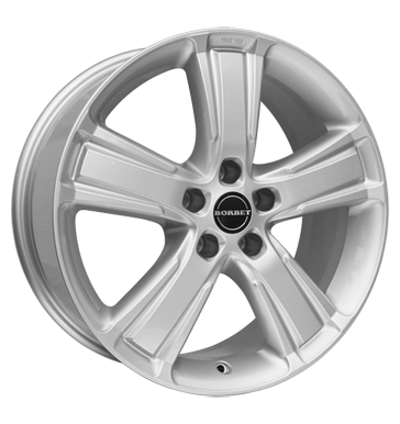 Borbet MA Brilliant Silver Alloy Wheel Product Image #1