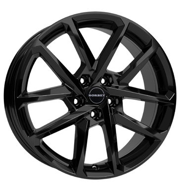 Borbet N Glossy Black Alloy Wheel Product Image #2