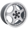Borbet R Silver Rim Lip Polished Wheel Img 1