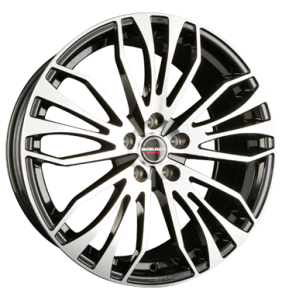 19" Borbet RB Black Polished alloy wheel