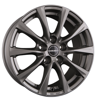 Borbet RE Metalic Grey Alloy Wheel Product Image #1