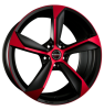 Borbet S Matt Black Red Wheel Img 2