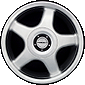 Borbet RST Silver Rim Lip Polished Wheel Img 1