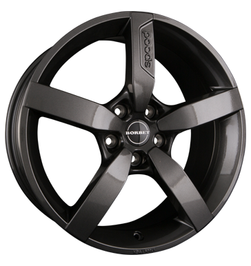 Borbet T1 Anthracite Glossy Alloy Wheel Product Image #1