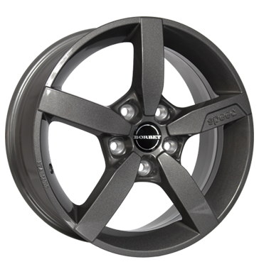 Borbet T1 Metalic Grey Alloy Wheel Product Image #1