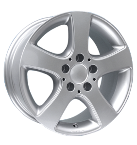 Silver Borbet TA alloy wheel