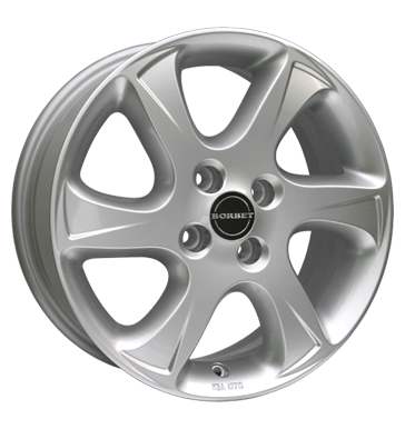 Borbet TC Brilliant Silver Alloy Wheel Product Image #2