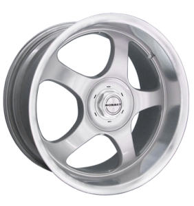 18" Borbet TD Silver Rim Lip Polished alloy wheel