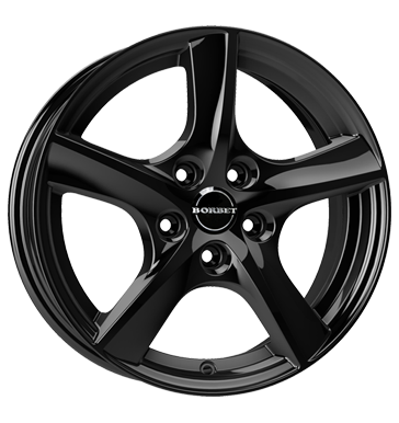 Borbet TL Glossy Black Alloy Wheel Product Image #2