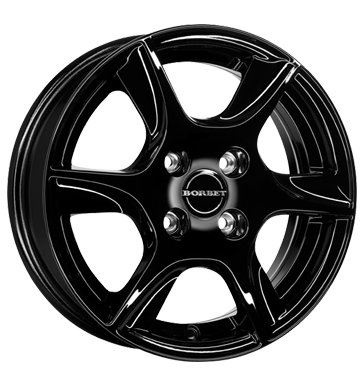 Borbet TL4 Glossy Black Alloy Wheel Product Image #2