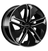 Borbet TX Black Glossy Polished Wheel Img 2