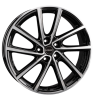 Borbet V Black Glossy Polished Wheel Img 2