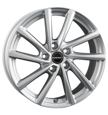 Borbet V Crystal Silver Alloy Wheel Product Image #2
