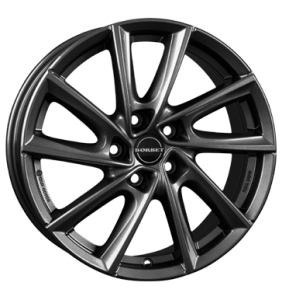 Borbet VT Mistral Anthracite Glossy Alloy Wheel for VW Golf Plus 1KP - Sizes 17in