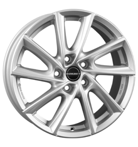 Borbet VT Crystal Silver Alloy Wheel for VW Golf Plus 1KP - Sizes 17in