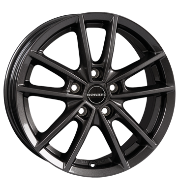 Borbet W Mistral Anthracite Glossy Alloy Wheel Product Image #2