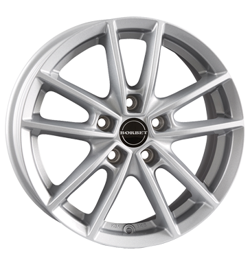 Borbet W Crystal Silver Alloy Wheel Product Image #2