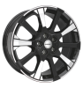 Borbet X10 Black Polished Wheel Img 1