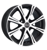 Borbet X8 Black Polished Wheel Img 1