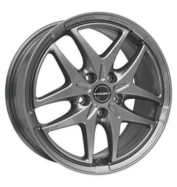 Borbet XB Metalic Grey Alloy Wheel Product Image #1
