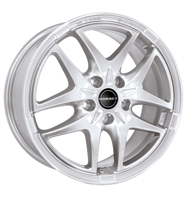 Borbet XB Crystal Silver Alloy Wheel Product Image #2