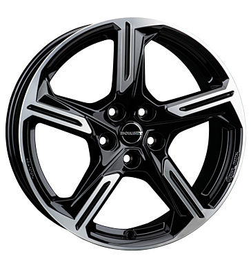Borbet XE1 Black Glossy Polished Alloy Wheel Product Image #1