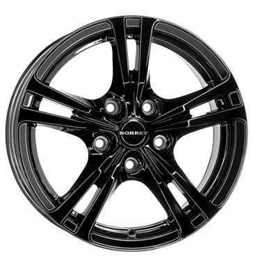 Borbet XLB Glossy Black Alloy Wheel Product Image #2
