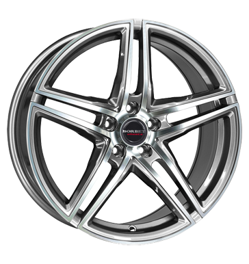 Borbet XRT Graphite Polished Alloy Wheel Product Image #2