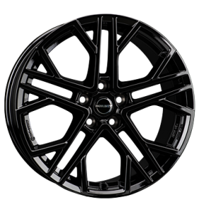 Borbet XV Glossy Black Alloy Wheel for Kia Carens FG - Sizes 19in